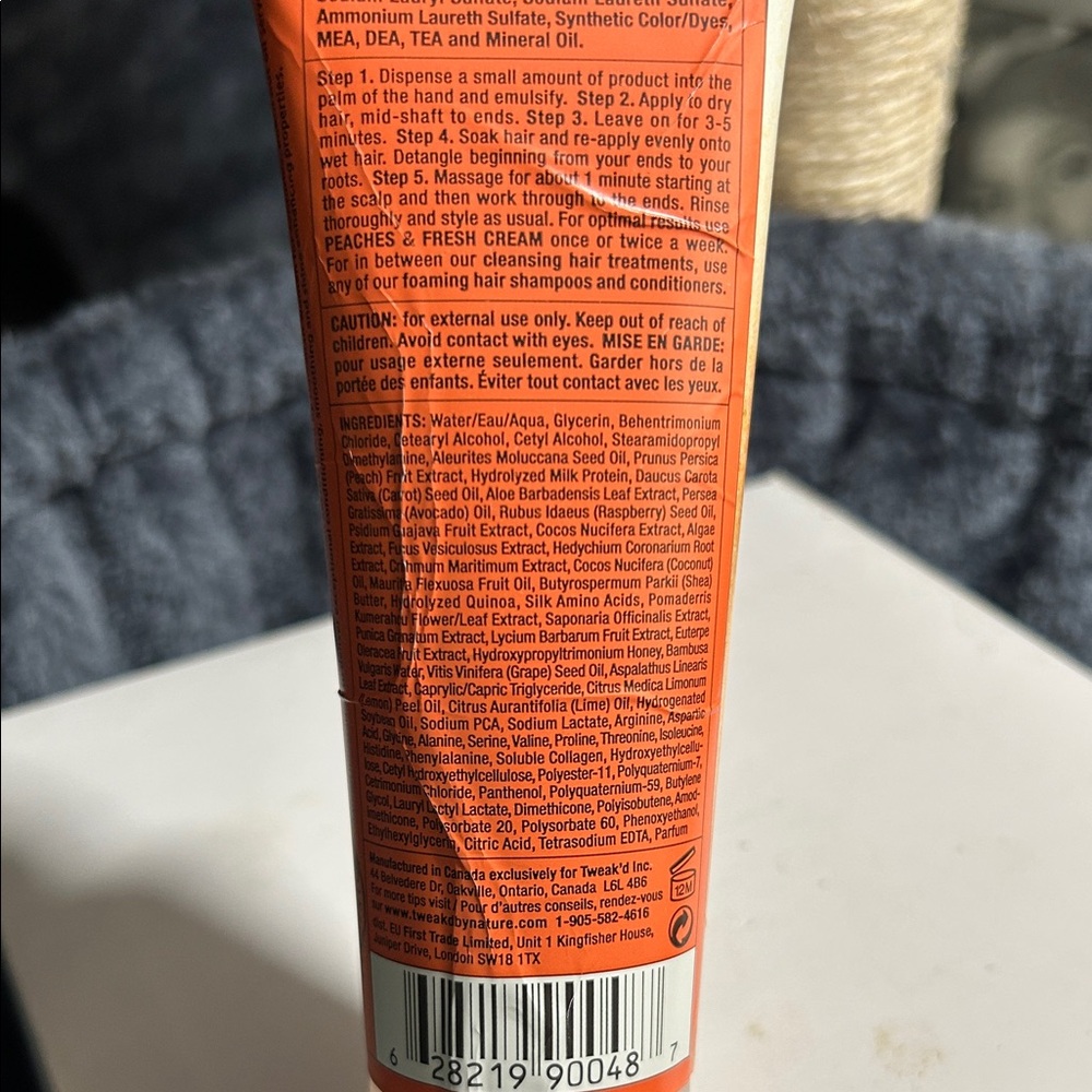 Tweak'd by Nature Shampoo Hair Treatment 3 Tubes: Above the Clouds, Peach, Choco - Picture 13 of 16